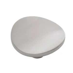 Vale Collection Knob 1-3/4 Inch Diameter Satin Nickel Finish