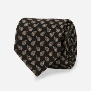 Waverly Paisley Black Tie
