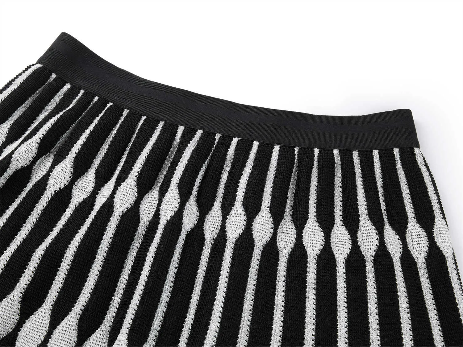 YAYING Hollowed-out Embossed Texture Skirt