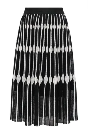 YAYING Hollowed-out Embossed Texture Skirt