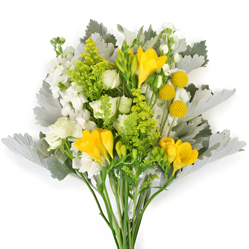 Yellow and White Sunshine Textured DIY Flower Kit